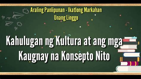 kahulugan ng konsepto|Kahulugan Ng Kultura – Mga Konsepto At Halimbawa .